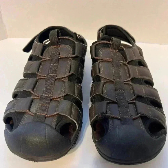 Sketchers Sport Sandals Chocolate Brown Men’s Size 11 - Picture 1 of 8